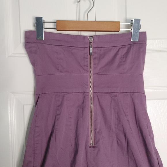 Vintage 🔄 Guess || Strapless Mini with Pockets and Zipper Back, Size 3, - Picture 3 of 4